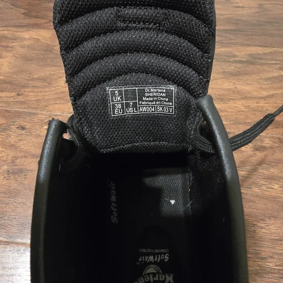 Doc Martin Black High-Top Shoes - Picture 5 of 5